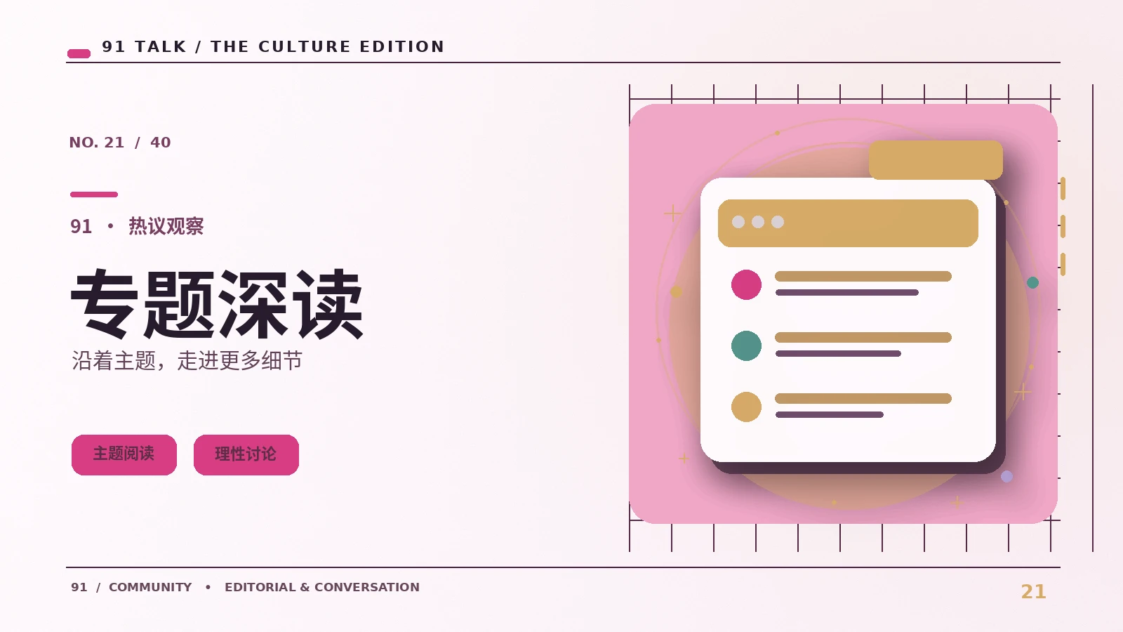 主题精选|高效整理一周的阅读主题